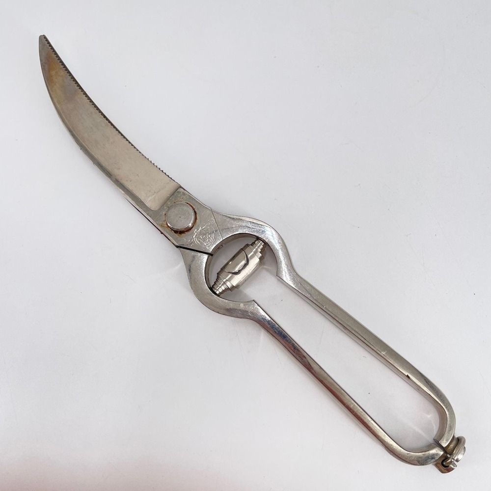 Plated Carbon Steel SL Co Solingen German Poultry Game Shears Bone Cutter SLC